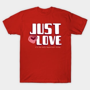Just Love It's the only important thing T-Shirt
